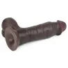 LoveToy SlidingSkin Gode Sliding Skin 15 x 4.8 cm Marron